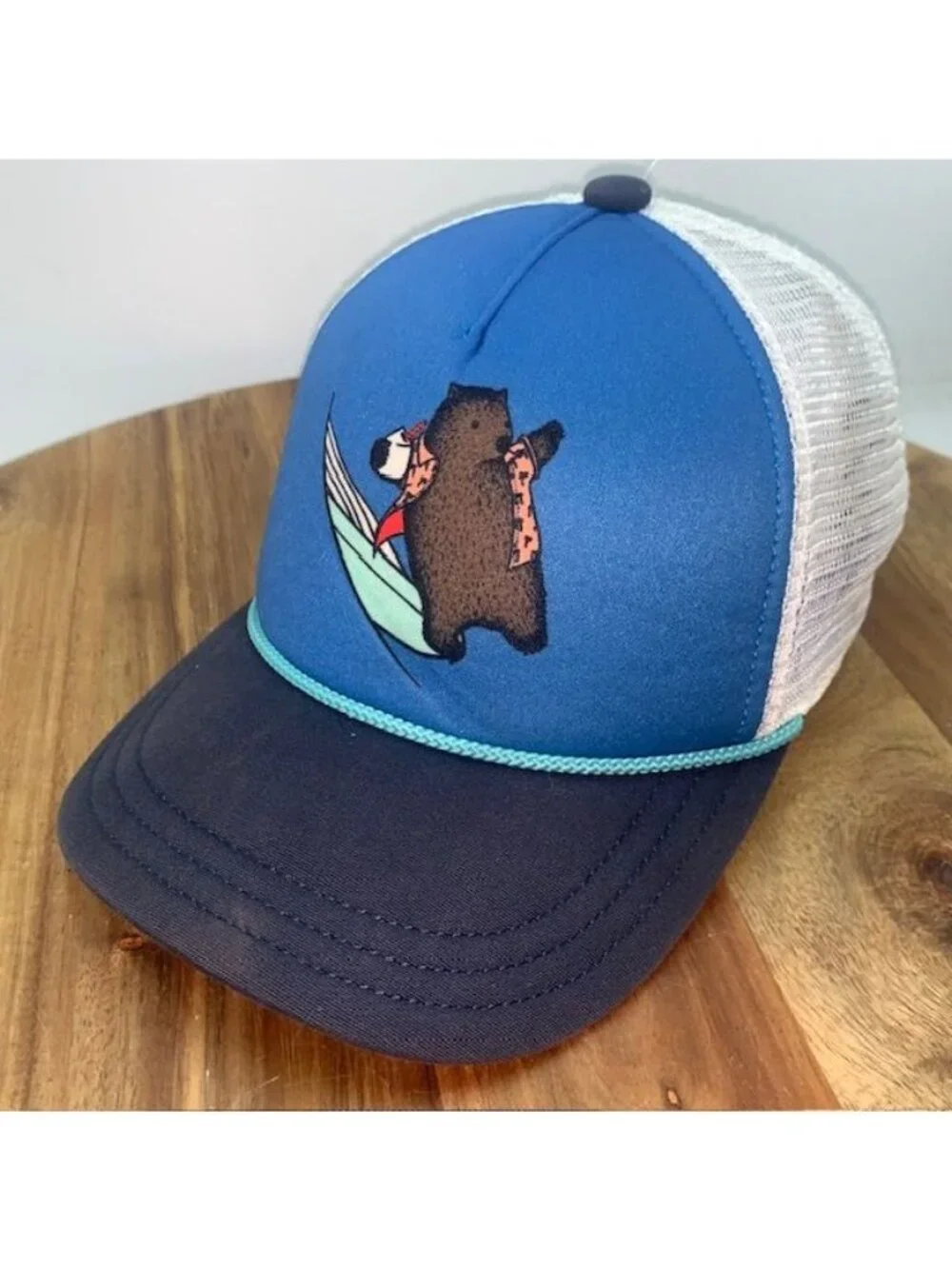 Patagonia Youth Kids Trucker Hat Cap Snapback OSFM  Mesh Back Rope